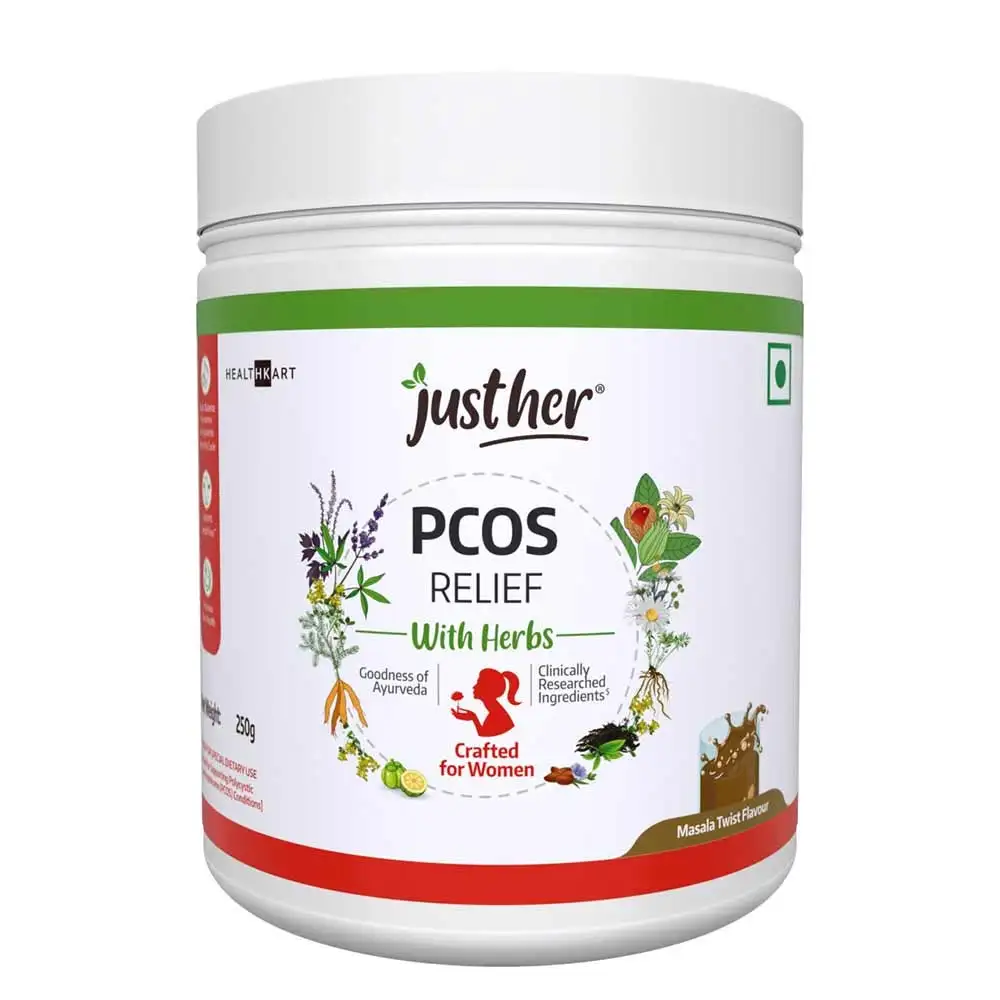 JustHer PCOS Relief with Herbs OP,  250 g  Unflavoured