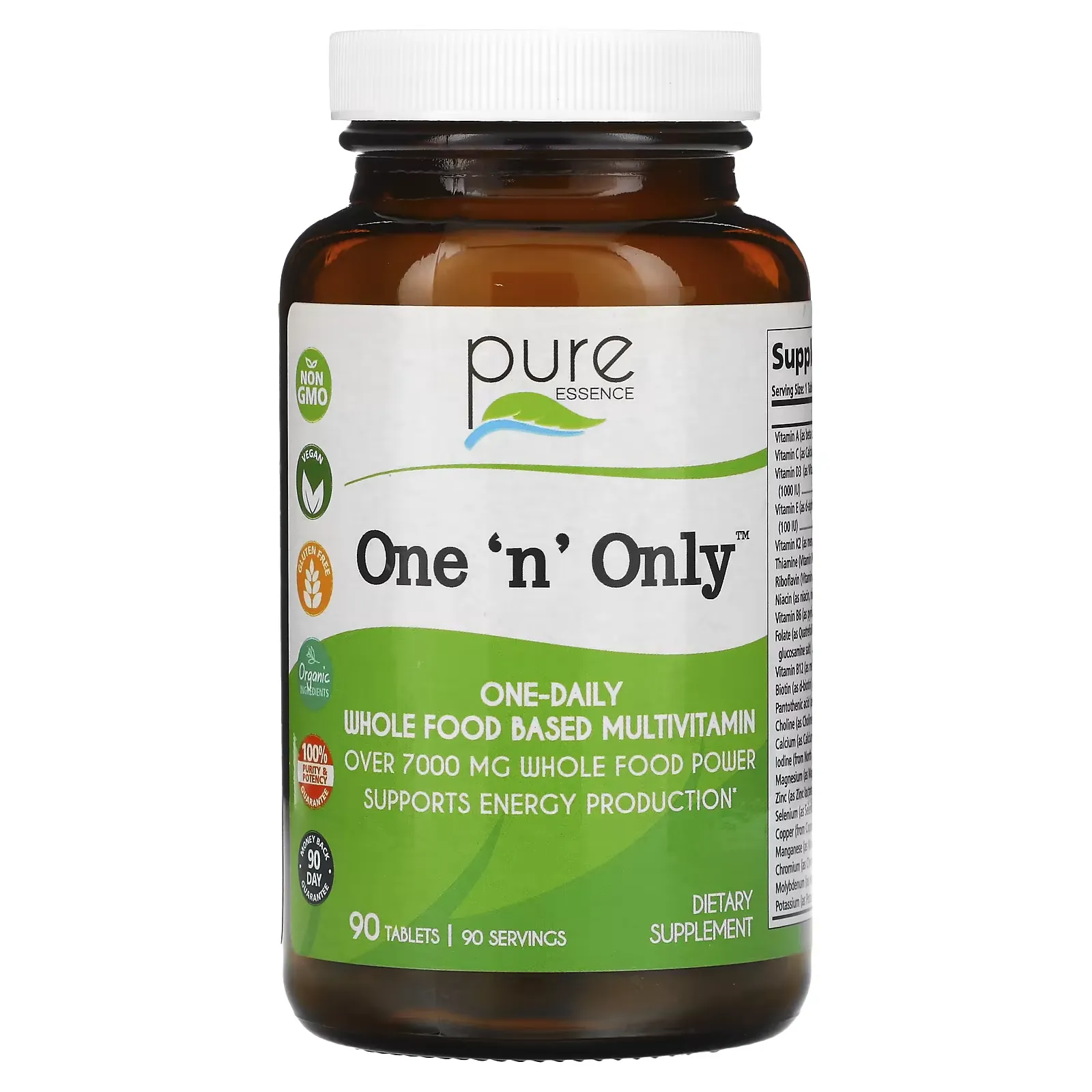 One 'n' Only, Whole Food Based Multivitamin, 90 Tablets