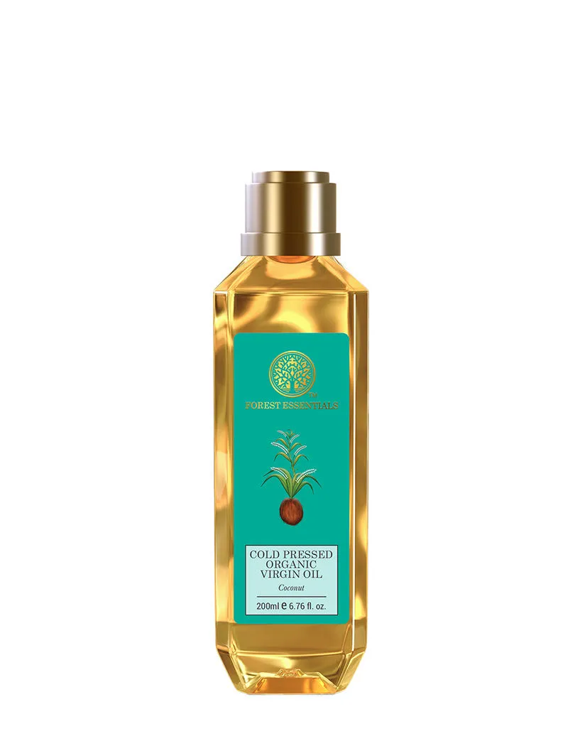 Forest Essentials Ayurvedic Organic Cold Pressed Virgin Oil Coconut