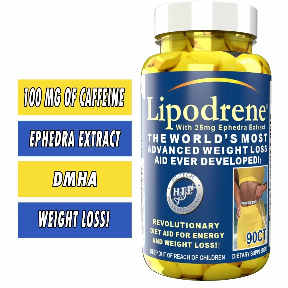 Lipodrene with Ephedra - Hi-Tech Pharmaceuticals - 90 Tablets