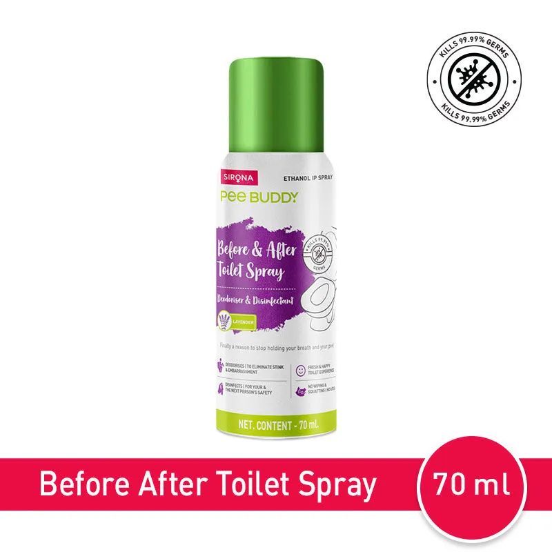 Sirona Pee Buddy Before & After Toilet Spray Lavender