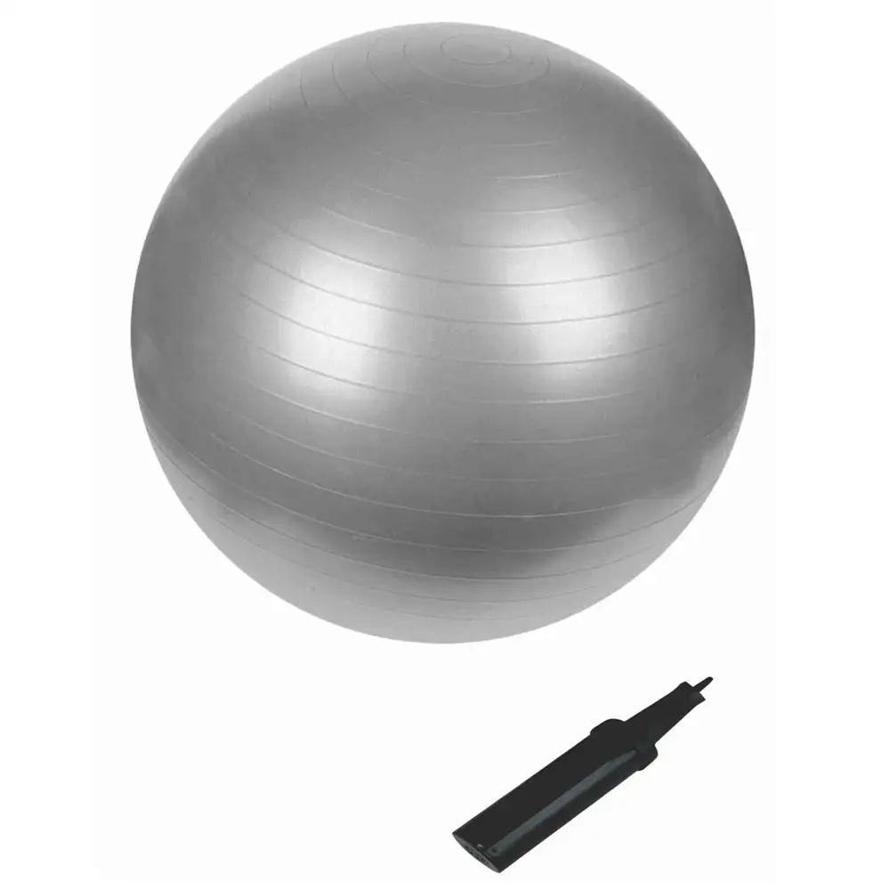 B Fit USA Anti Burst Gym Ball (3629-75),  Silver  75 cm