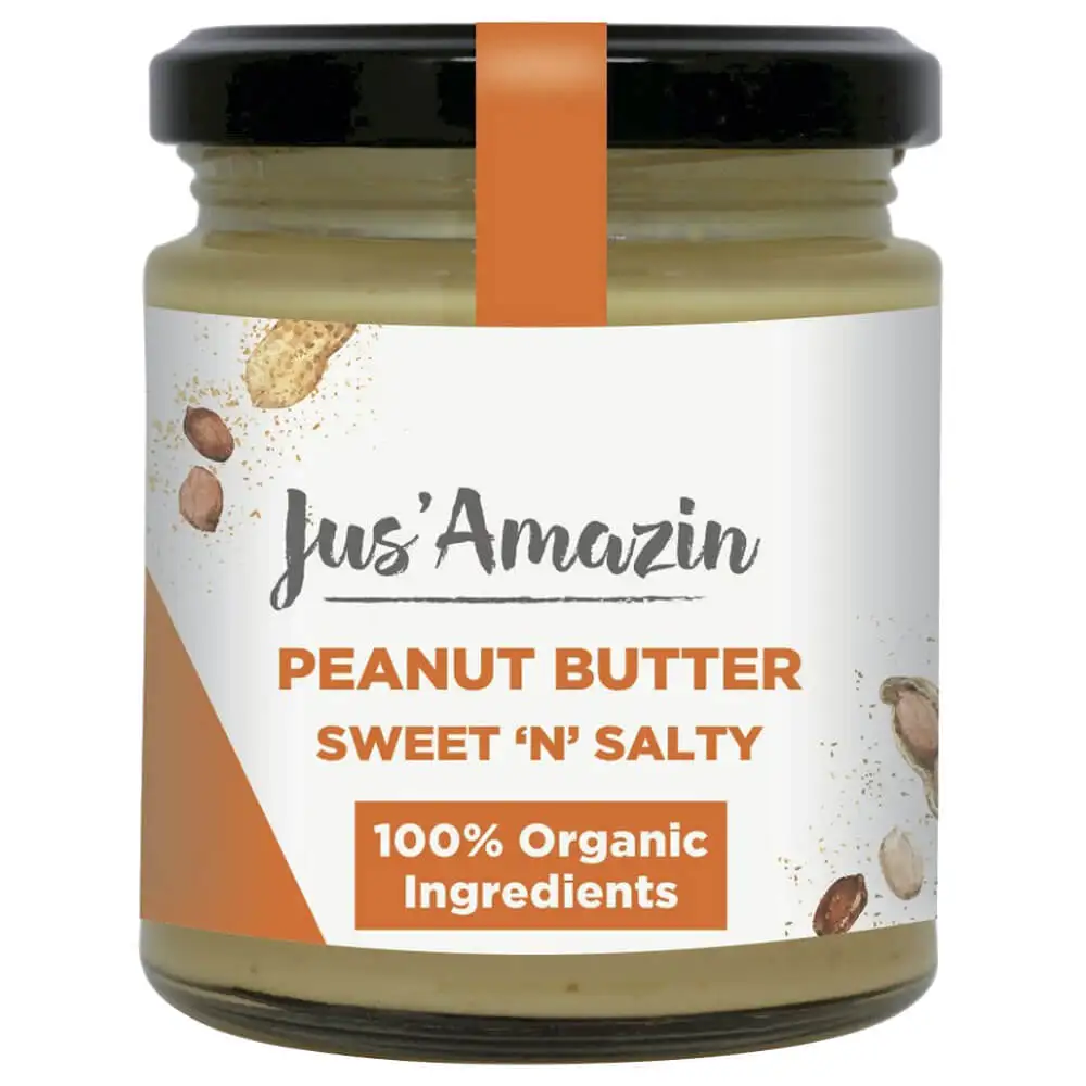 Jus Amazin Peanut Butter,  0.2 kg  Sweet n Salty