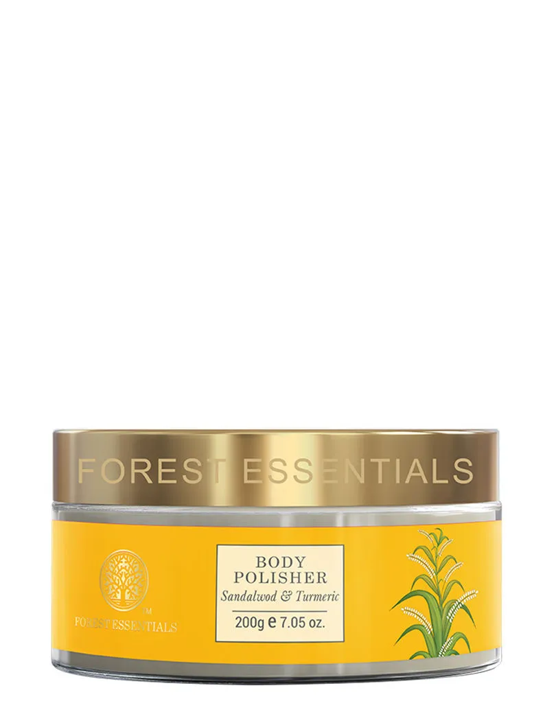 Forest Essentials Ayurvedic Body Polisher Sandalwood & Turmeric