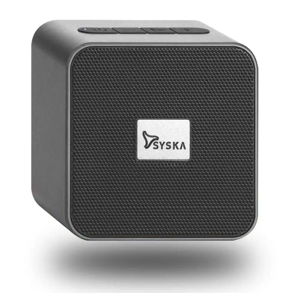 Syska BT4070X 4 Watt Wireless Bluetooth Speaker,  Black