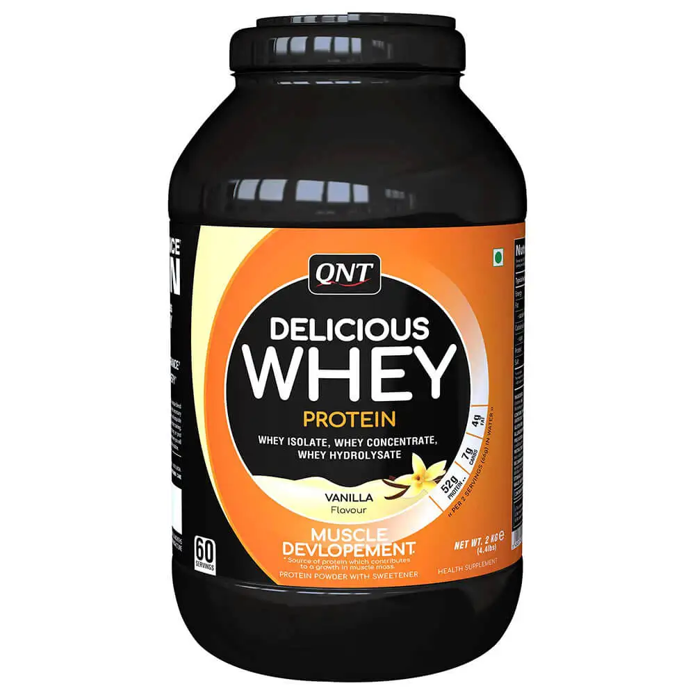 QNT Delicious Whey Protein,  4.4 lb  Vanilla