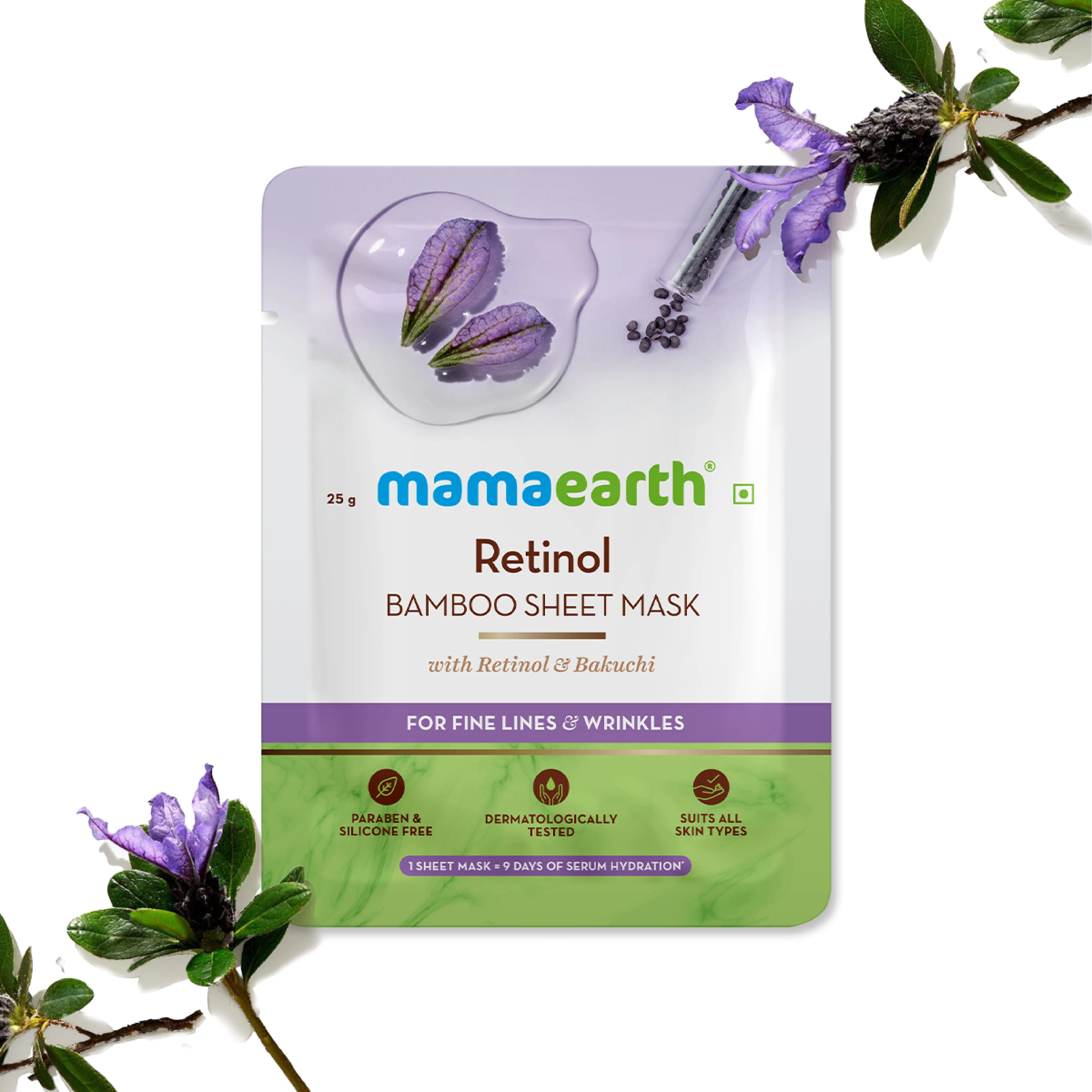 Mamaearth Retinol Bamboo Sheet Mask