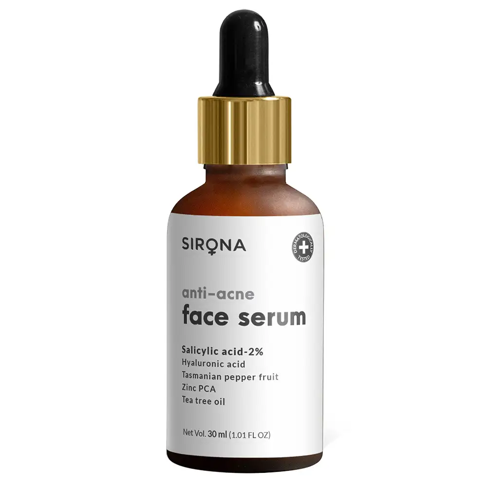 Sirona Anti-Acne Face Serum,  30 ml  for All Skin Type