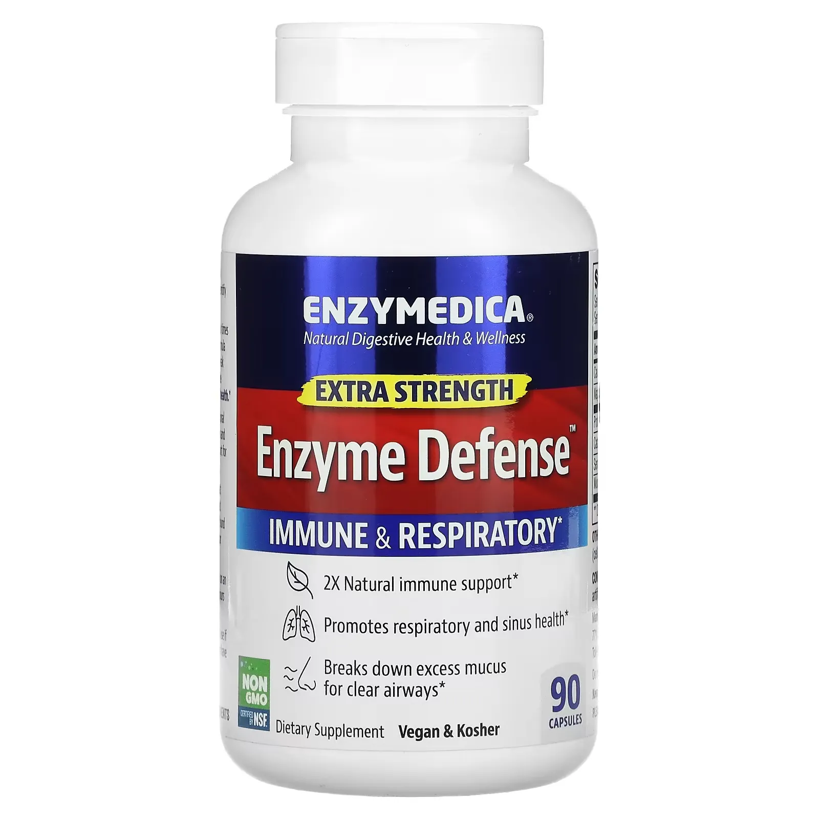 Extra Strength Enzyme Defense, 90 Capsules