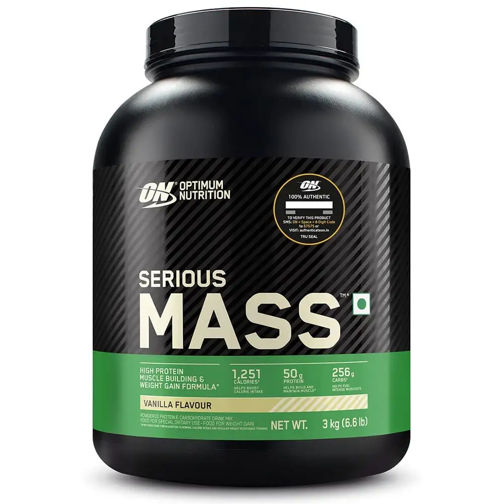 ON (Optimum Nutrition) Serious Mass,  6.6 lb  Vanilla