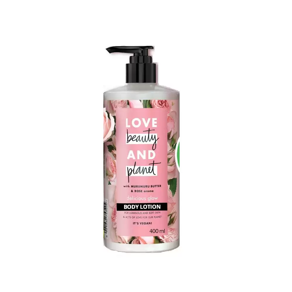 Love Beauty & Planet Natural Murumuru Butter & Rose Glow Body Lotion