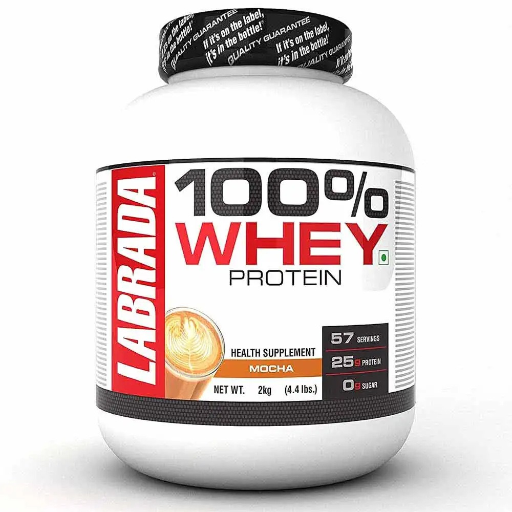 Labrada 100% Whey Protein,  4.4 lb  Mocha