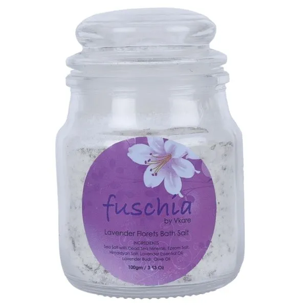 Fuschia Lavender Florets Bath Salt