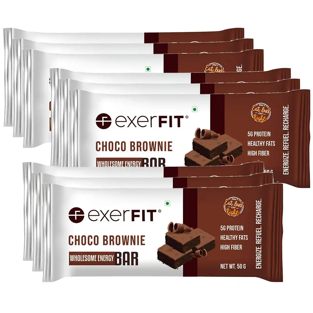 exerFIT Wholesome Energy,  9 bar(s)  Choco Brownie