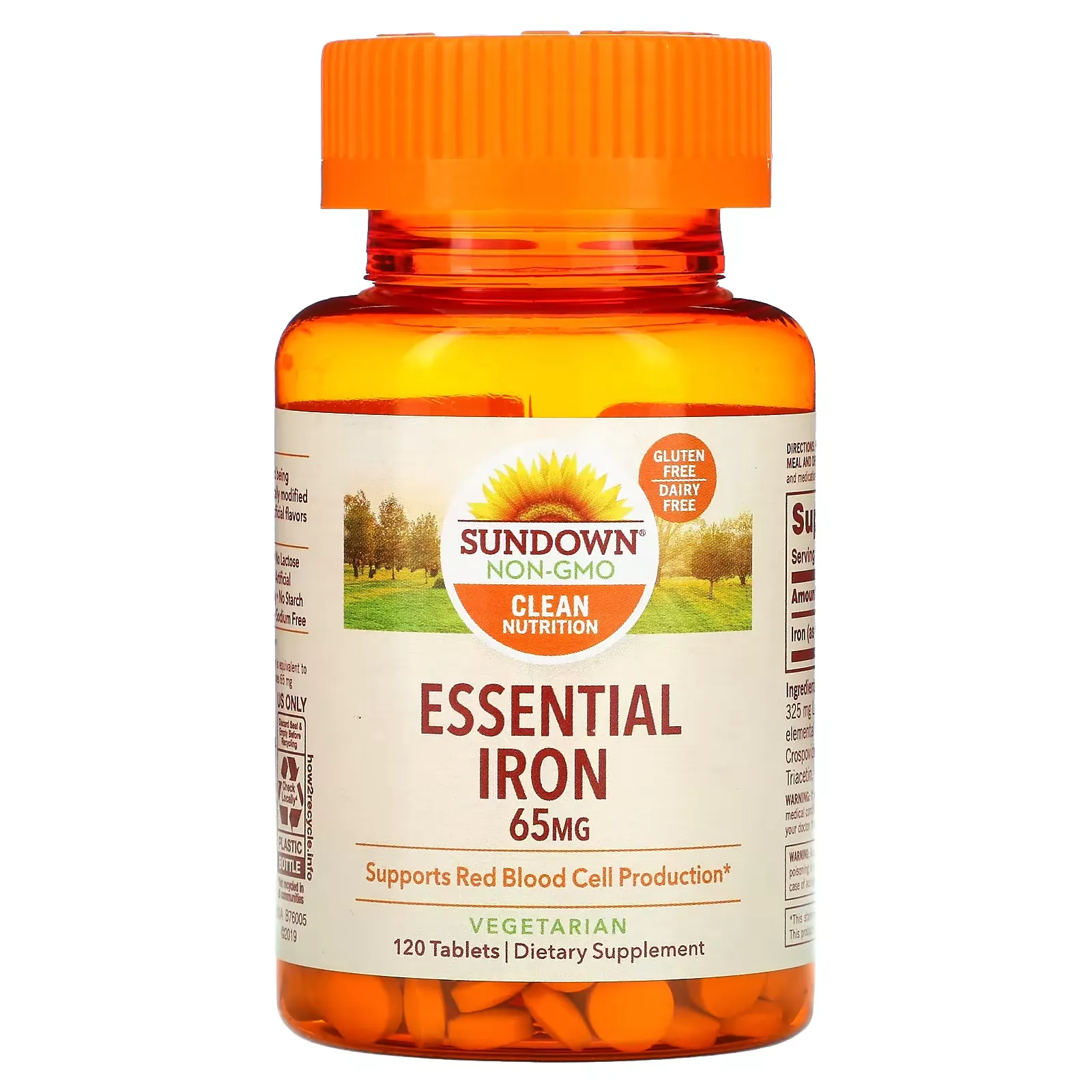 Essential Iron, 65 mg, 120 Tablets