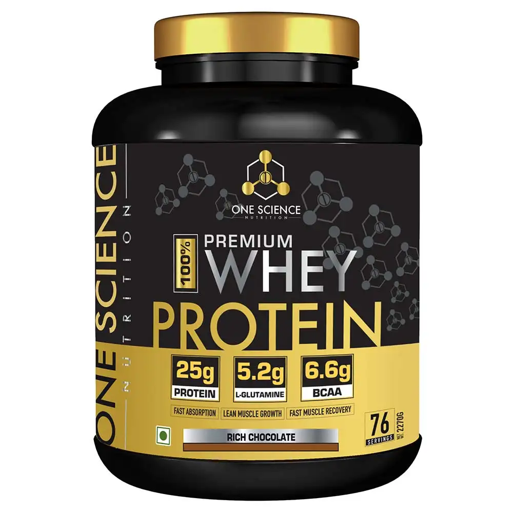 One Science 100% Premium Whey Protein,  5 lb  Rich Chocolate