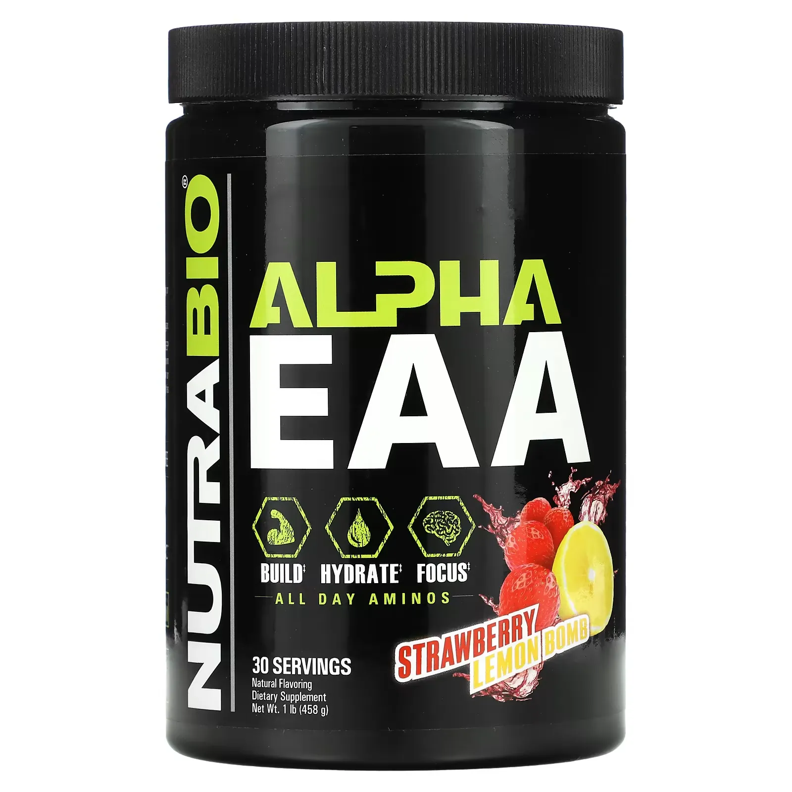 Alpha EAA, Strawberry Lemon Bomb, 1 lb (458 g)