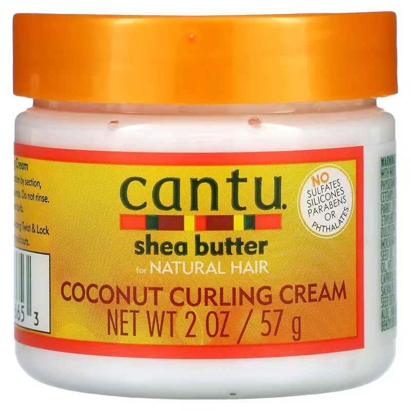 Shea Butter for Natural Hair, Coconut Curling Cream, 2 oz (57 g)