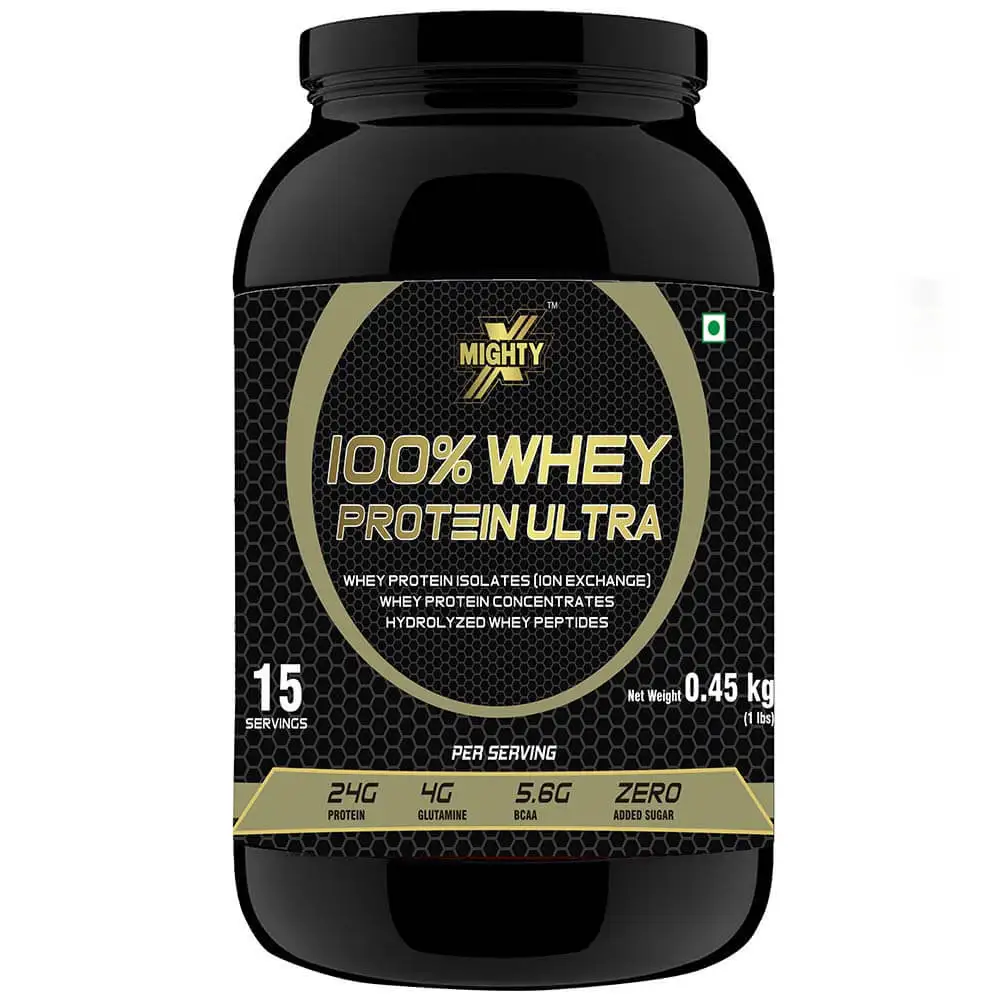 MightyX 100% Whey Protein Ultra,  1 lb  Chocolate