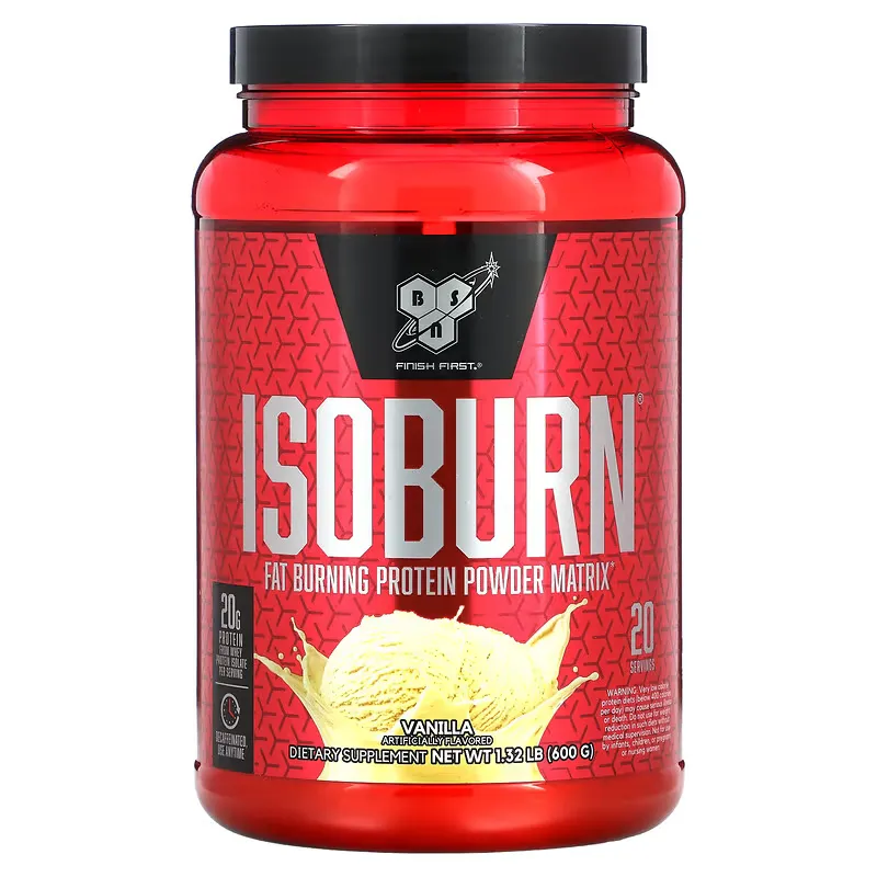 Isoburn, Fat Burning Protein Powder Matrix, Vanilla, 1.32 lb (600 g)