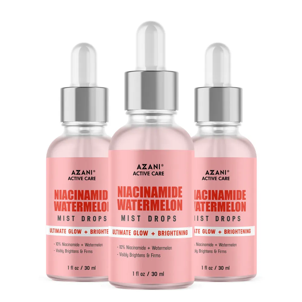 Azani Active Care Niacinamide Watermelon Mist Drops - Pack of 3