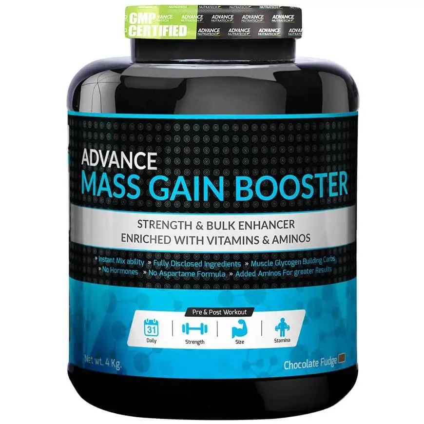 Advance Nutratech Mass Gain Booster,  8.8 lb  Chocolate Fudge