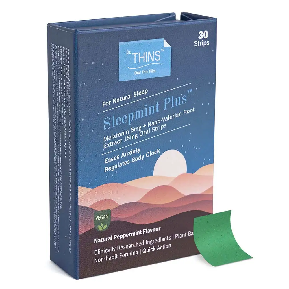 Dr.Thins Sleepmint Plus,  30 Strip(s)  Natural Peppermint