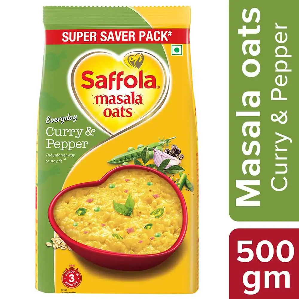 Saffola Masala Oats,  500 g  Curry & Pepper