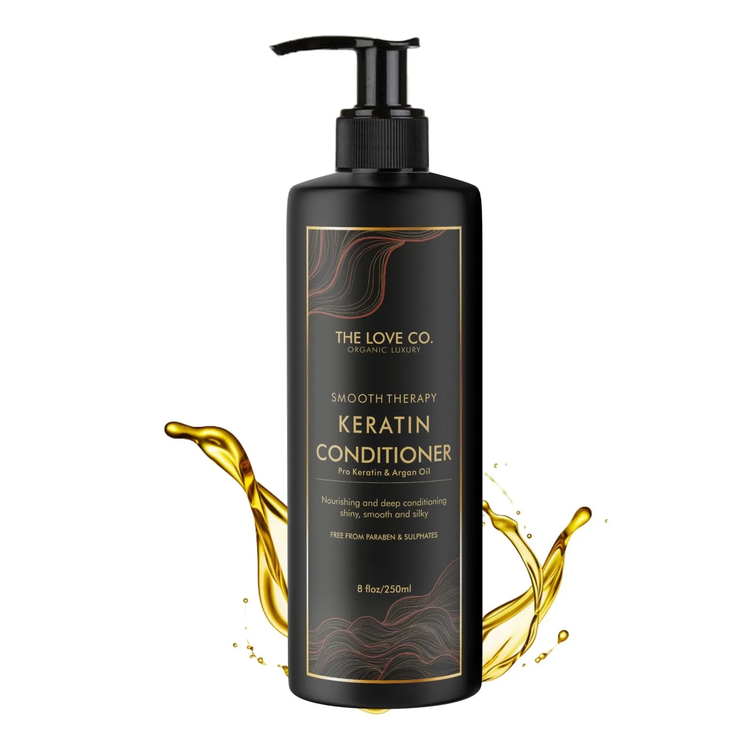 The Love Co. Keratin Conditioner For Hair Keratin Protein Almond Oil And Argan Oil Extracts