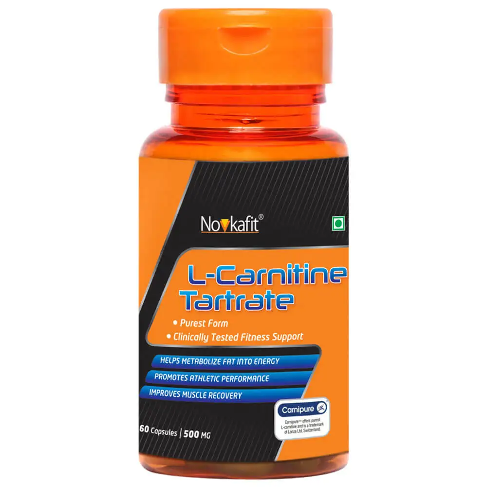 Novkafit L Carnitine Tartrate,  60 capsules  Unflavoured