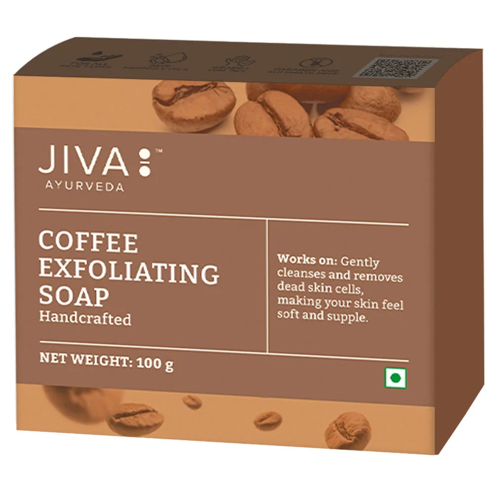 Jiva Ayurveda Coffee Exfoliating Soap