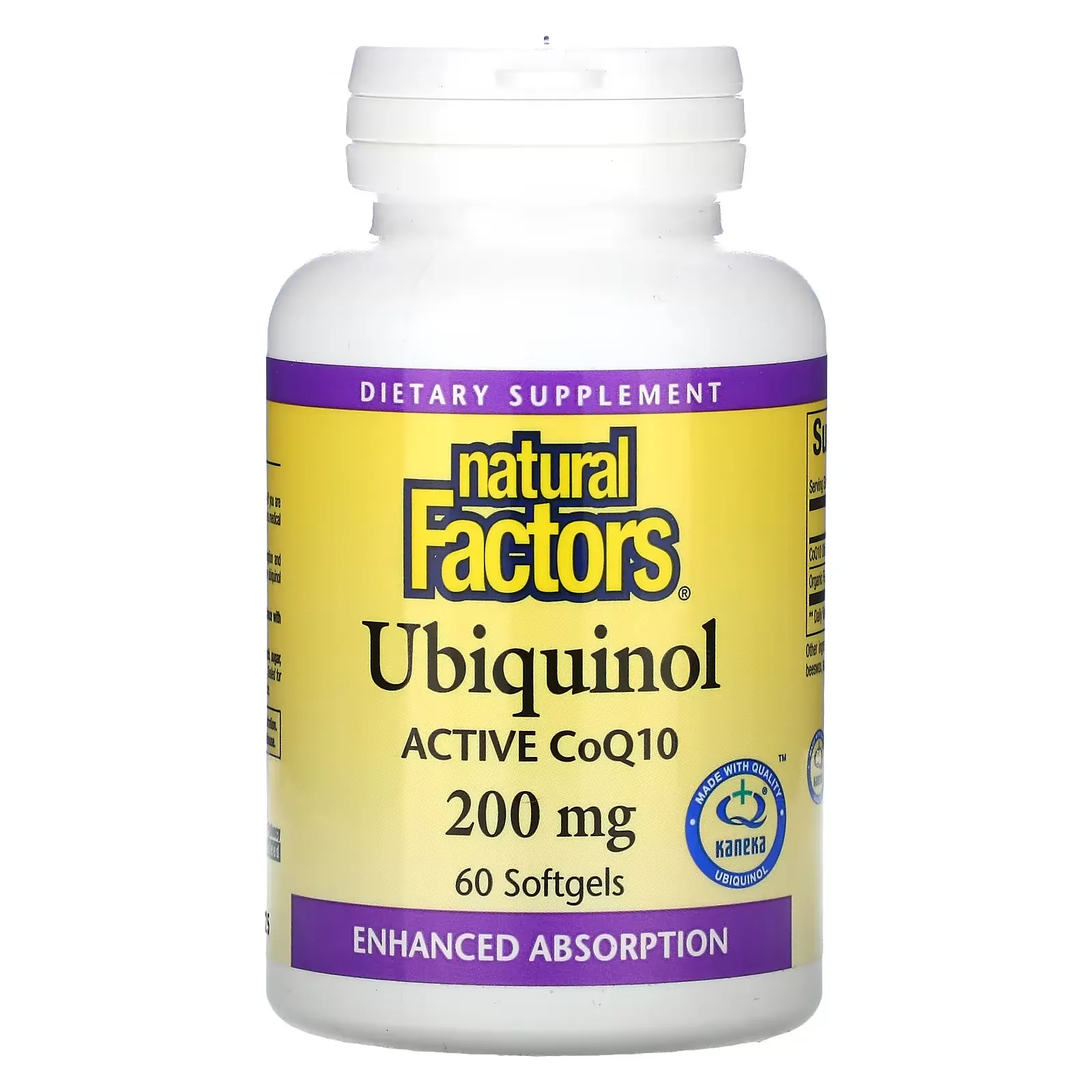 Ubiquinol, 200 mg, 60 Softgels