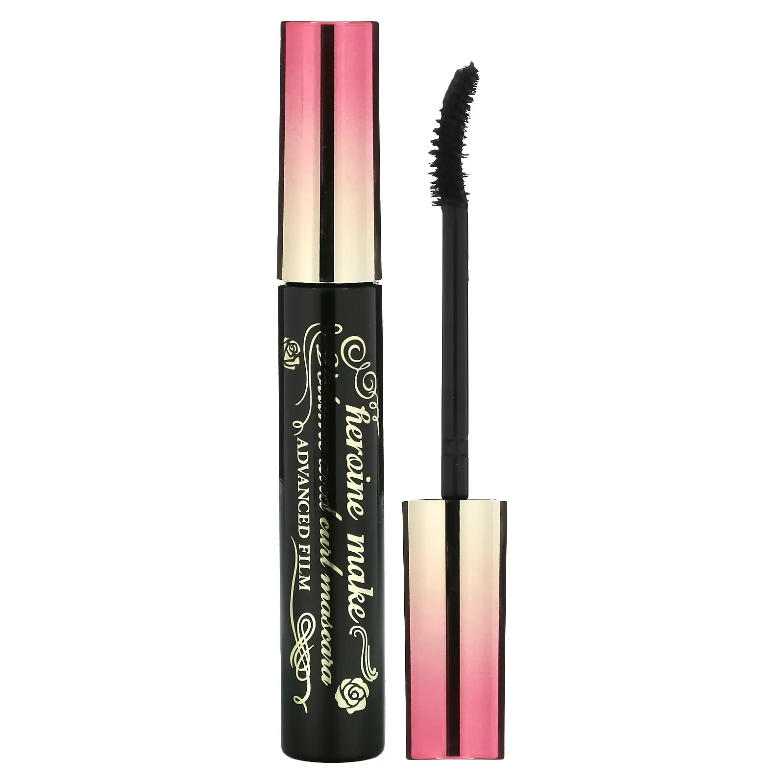 Heroine Make, Volume & Curl Mascara, Advanced Film, Waterproof, #01 Super Black, 0.21 oz (6 g)