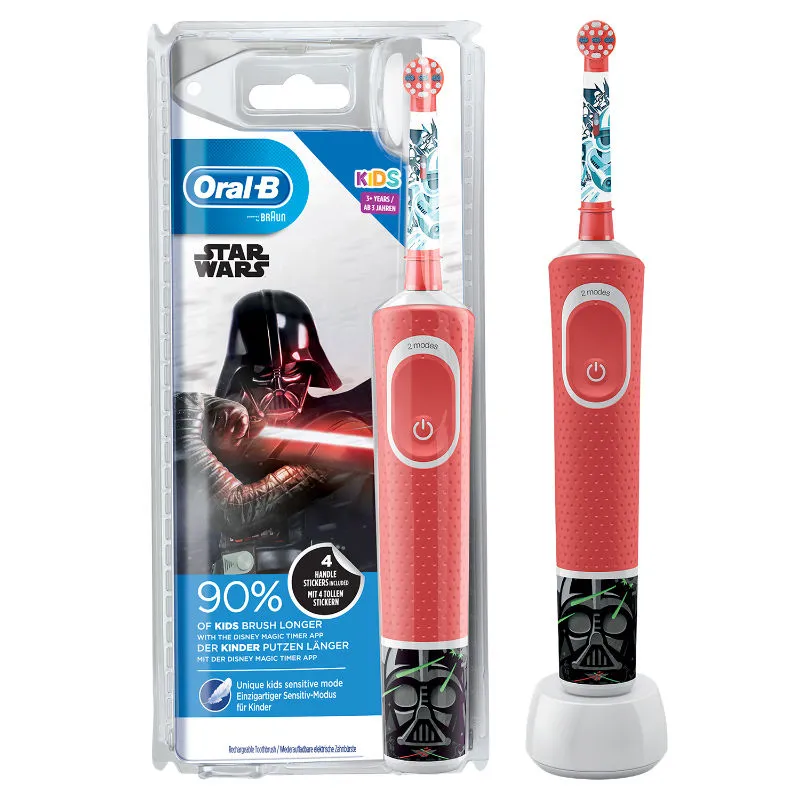 Oral-B Kids Electric Rechargeable Toothbrush Featuring Star Wars Characters