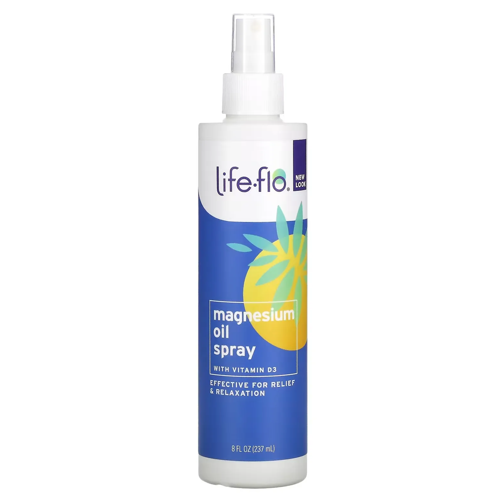 Magnesium Oil Spray, With Vitamin D3, 8 fl oz (237 ml)