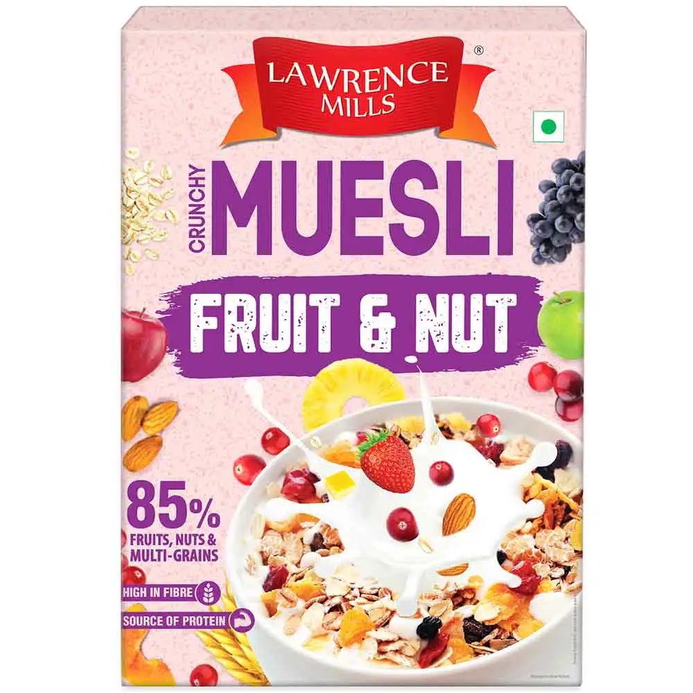 Lawrence Mills Crunchy Muesli,  500 g  Fruit & Nut