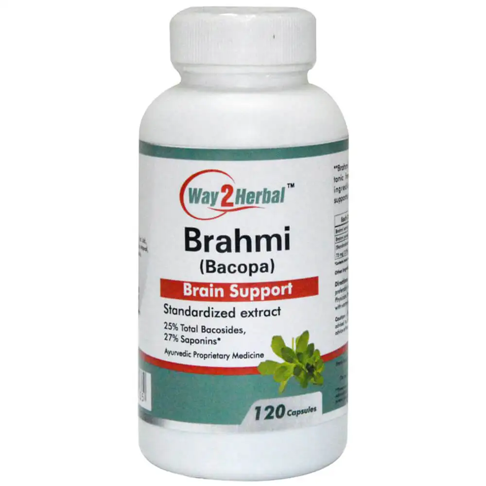 Way2Herbal Brahmi,  120 capsules