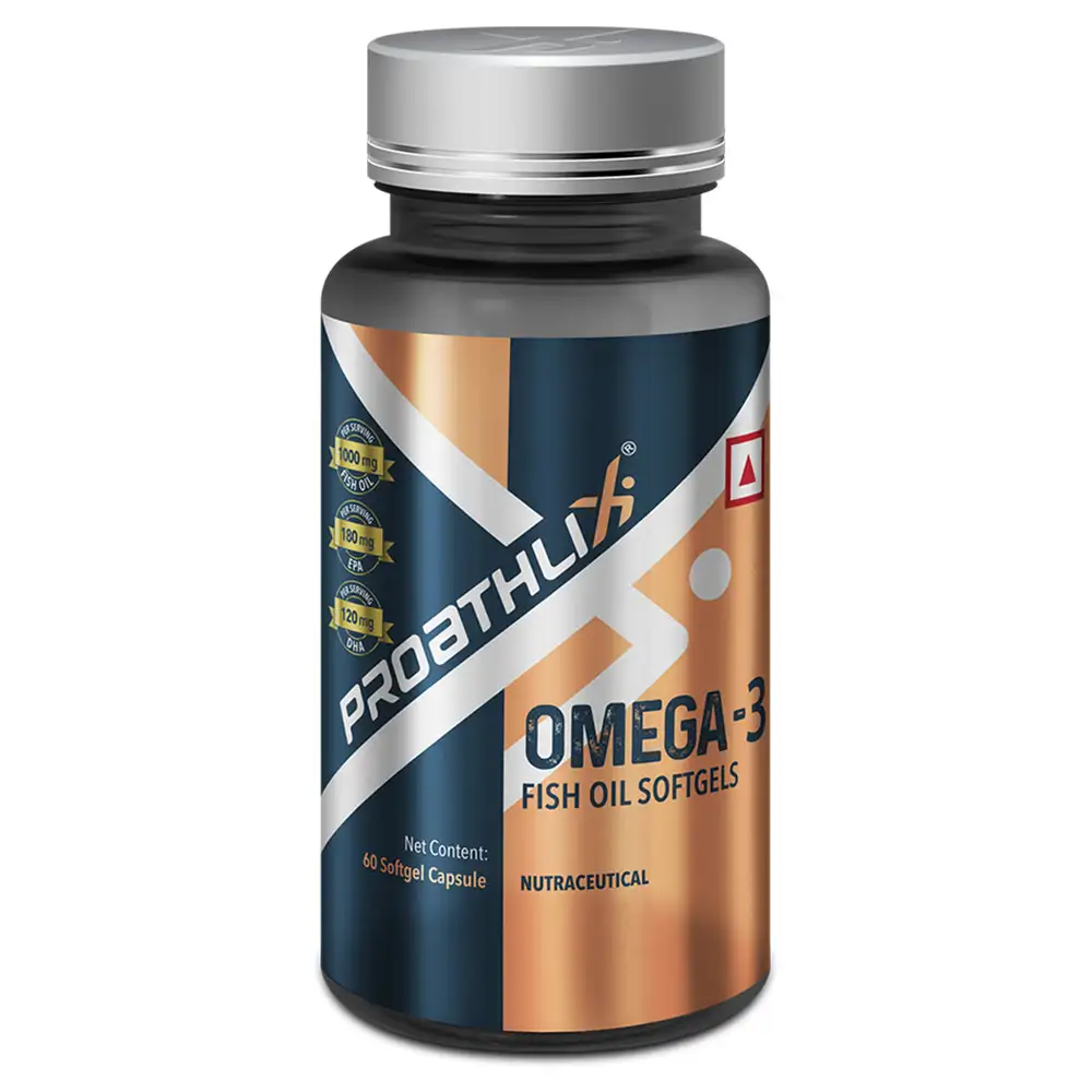 Proathlix Omega 3 Fish Oil,  60 softgels