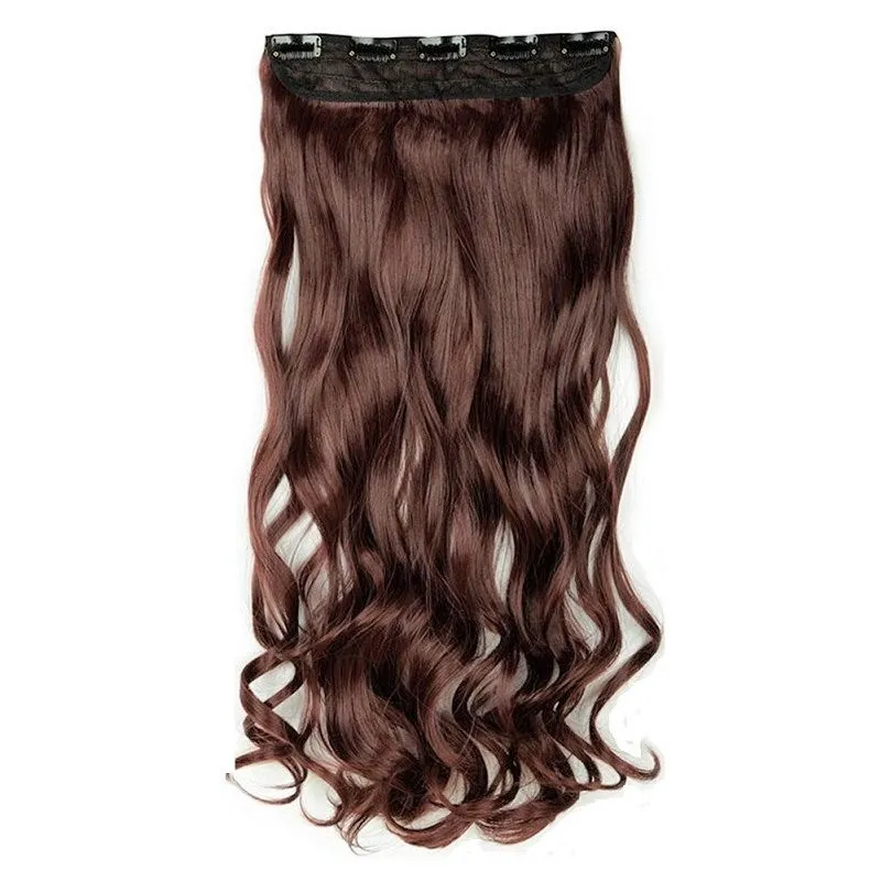 Artifice 5 Clip 24" Curly/Wavy Hair Extension - Light Brown