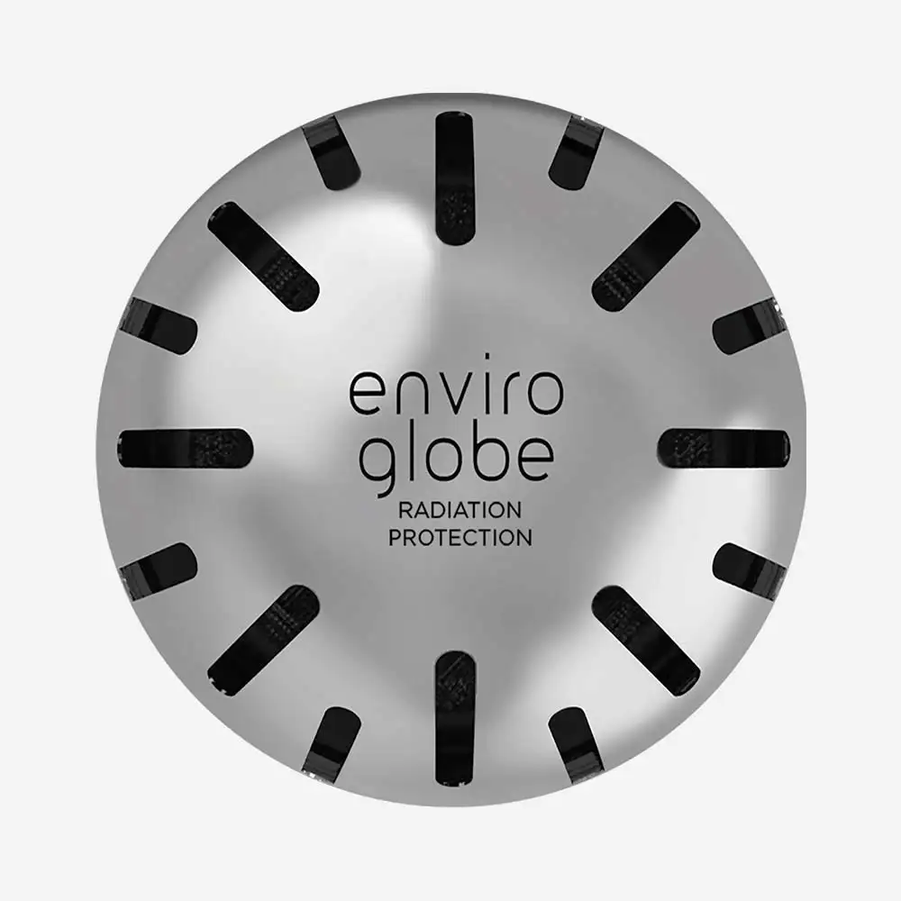 Enviroglobe Radiation Protector,  Electromagnetic Radiation Tested & Certified Protection for Home, Office or car - Premium Grade Stainless Steel, no Battery or Adaptor Required (Silver)