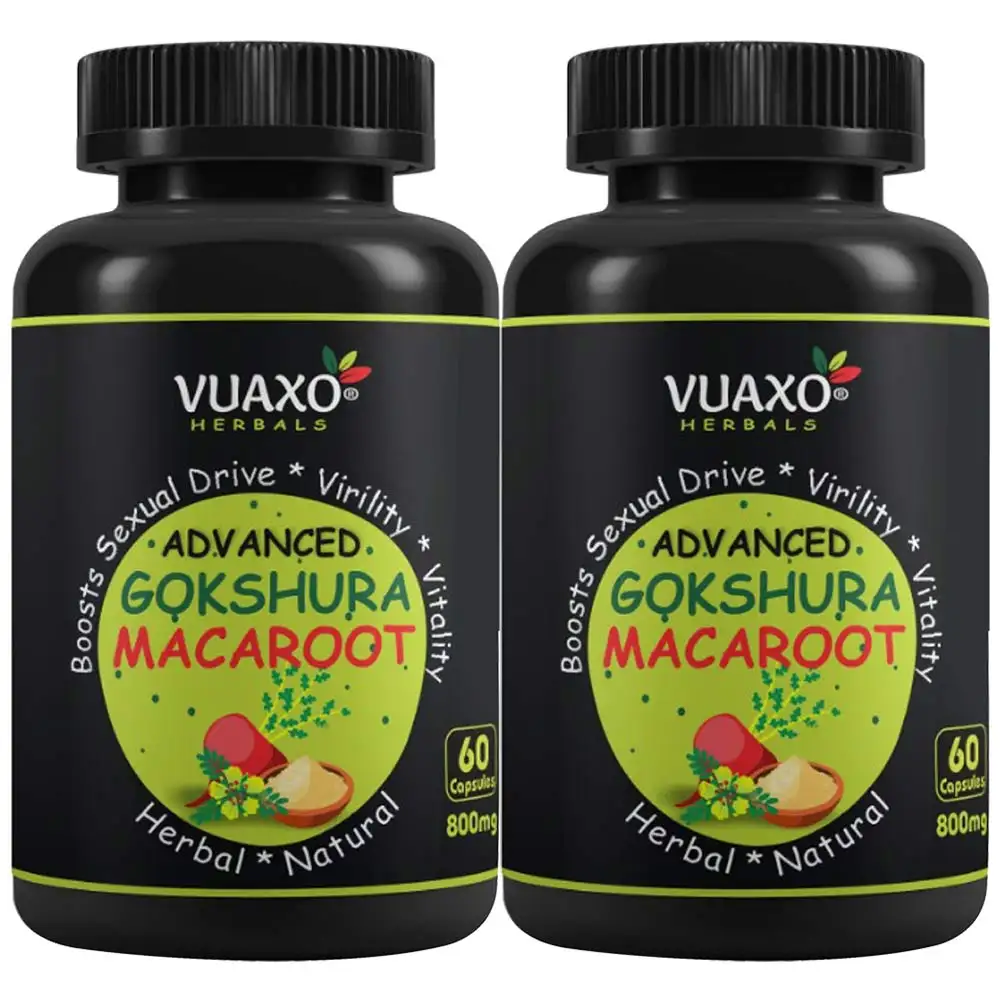 Vuaxo Advanced Gokshura Macaroot,  120 capsules