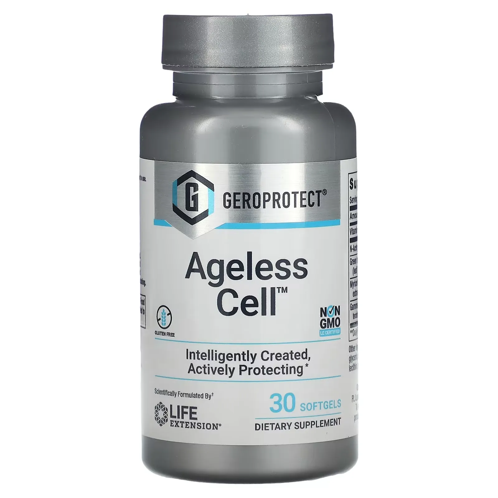 GEROPROTECT, Ageless Cell, 30 Softgels