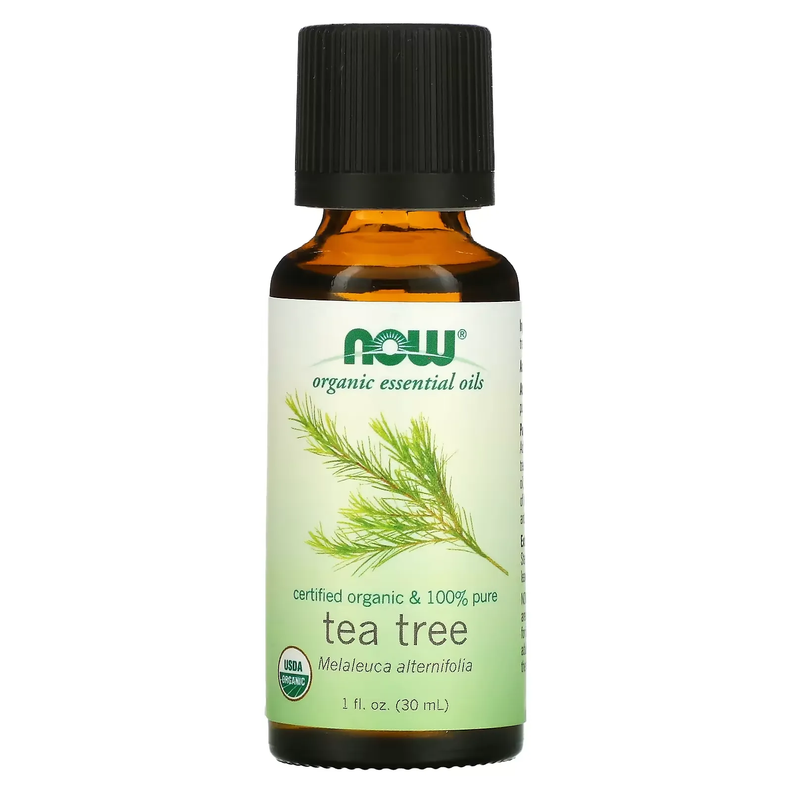 Organic Essential Oils, Tea Tree, 1 fl oz (30 ml)