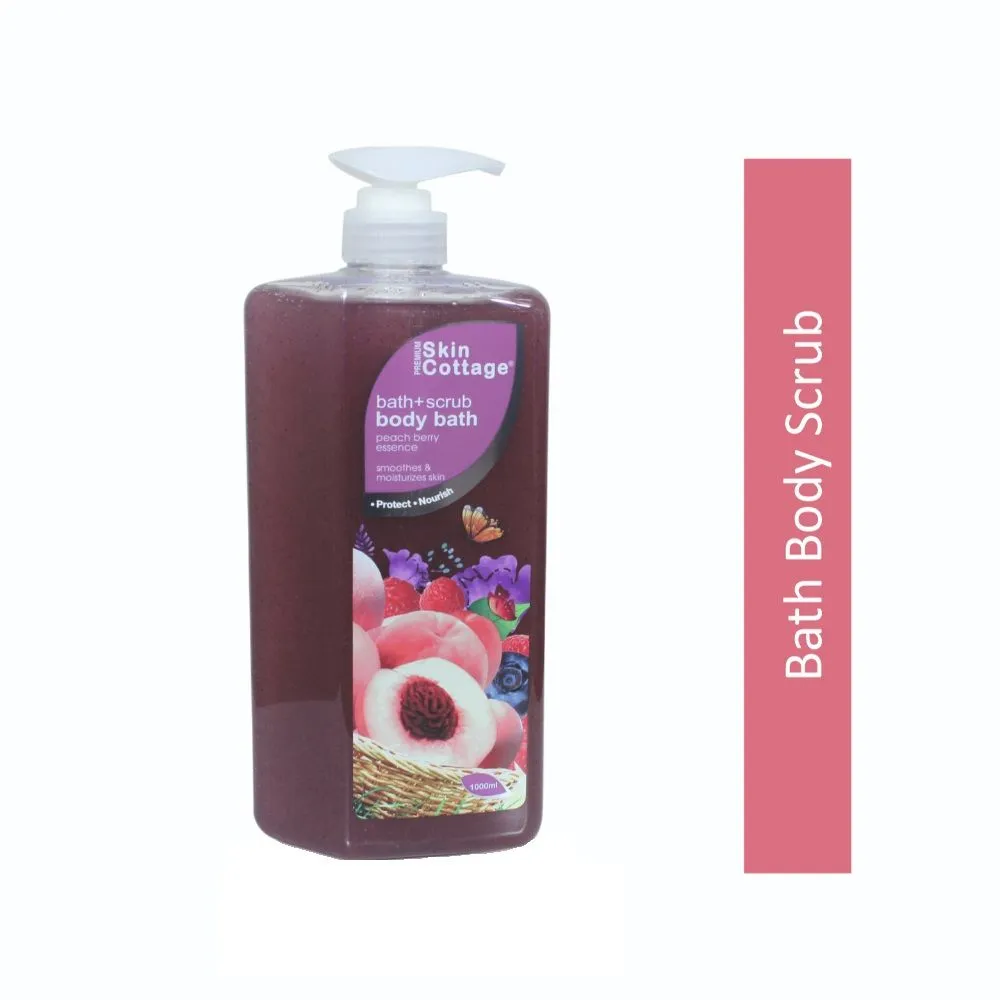 Skin Cottage Peach Berry Essence Bath + Scrub Body Bath