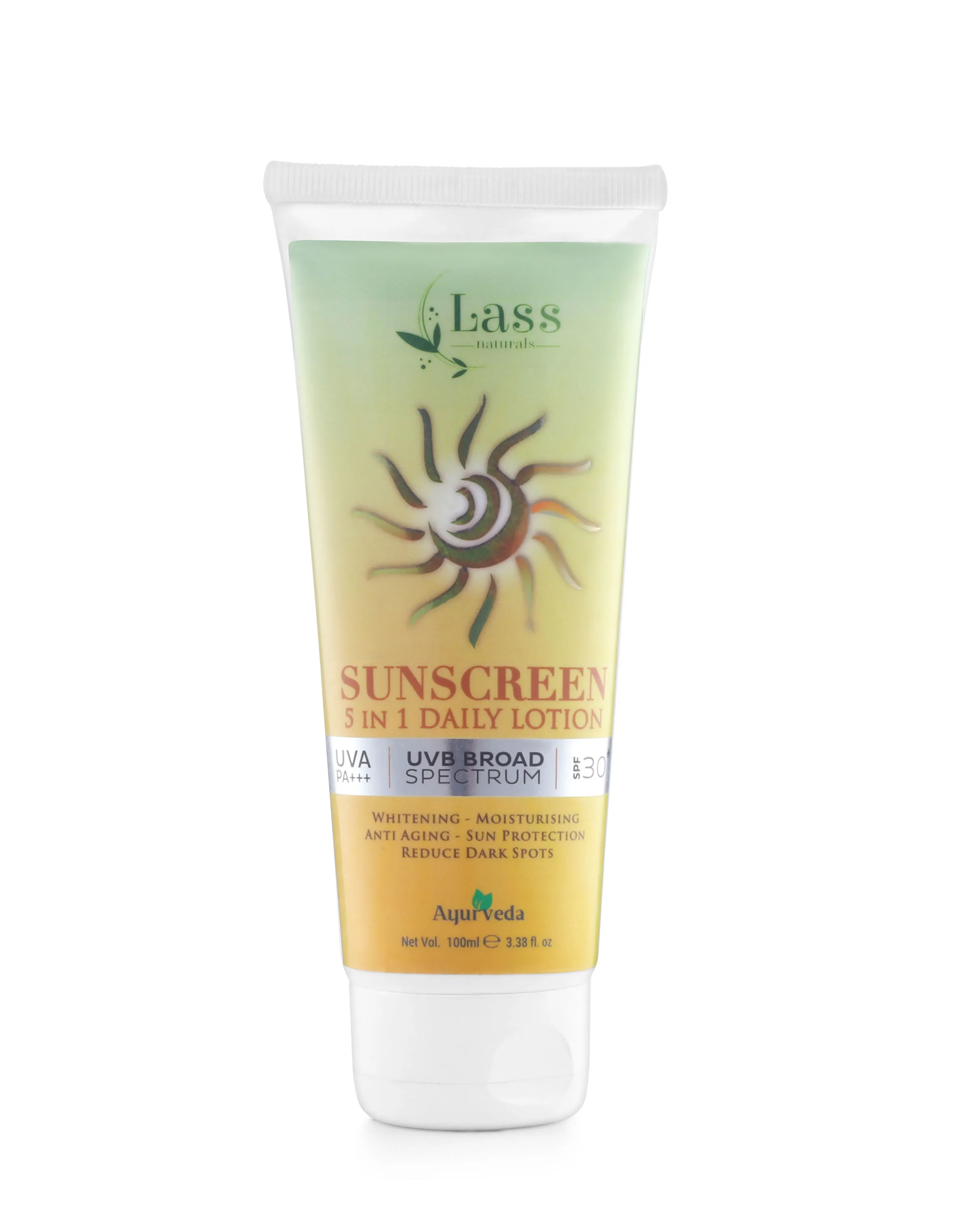 Lass Naturals Sunscreen 5 in 1 Daily Lotion SPF 30