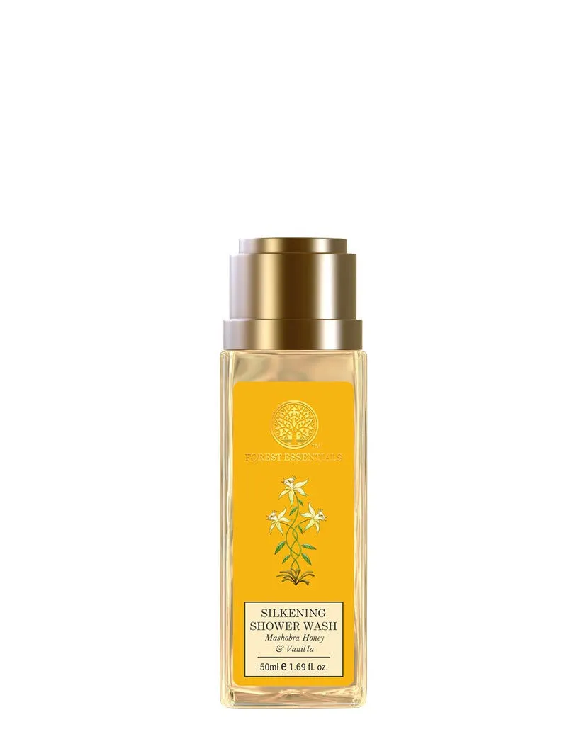 Forest Essentials Silkening Shower Wash - Mashobra Honey & Vanilla