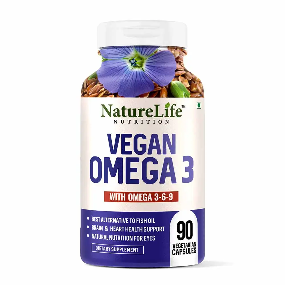 NatureLife Nutrition Vegan Omega 3,  90 capsules