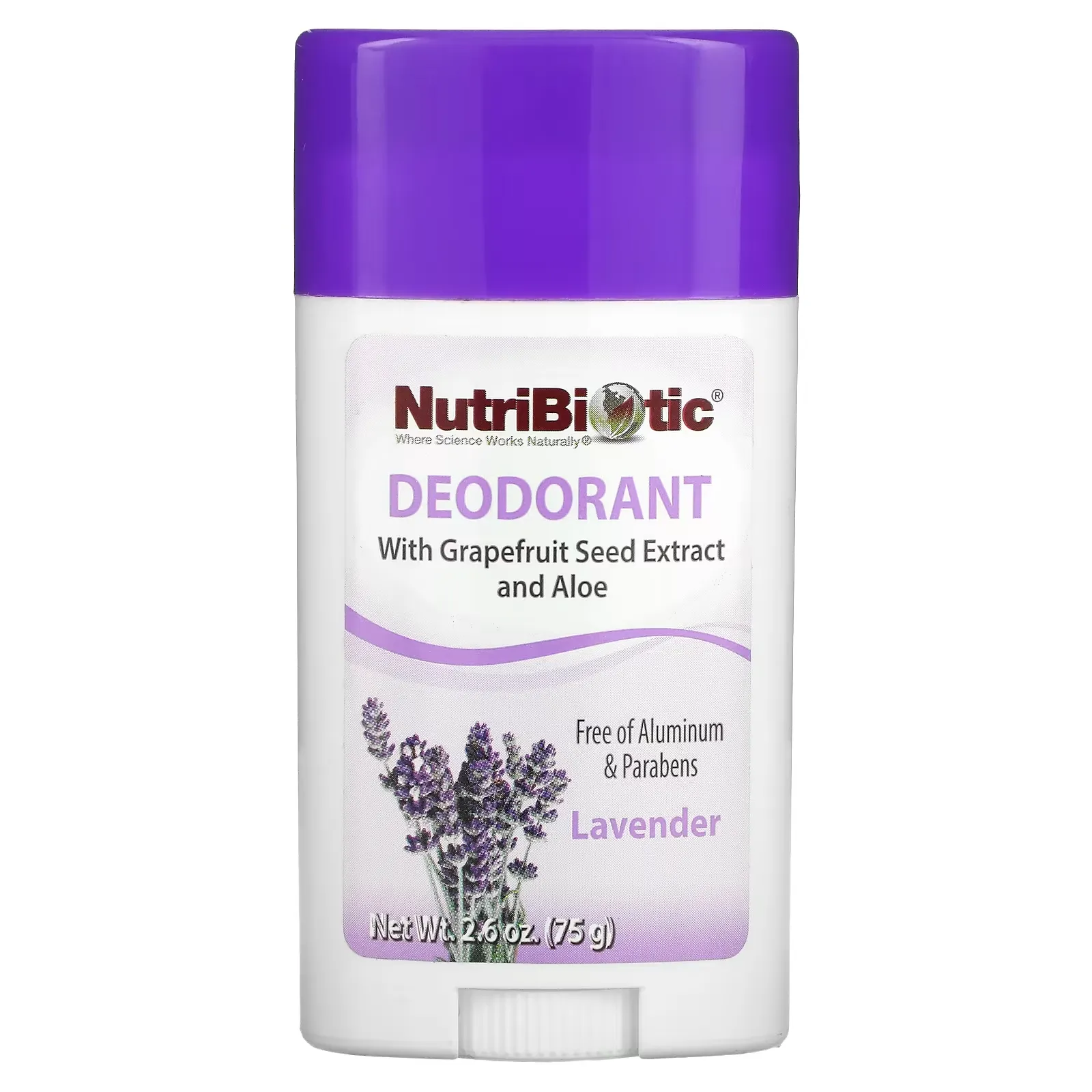 Deodorant, Lavender, 2.6 oz (75 g)