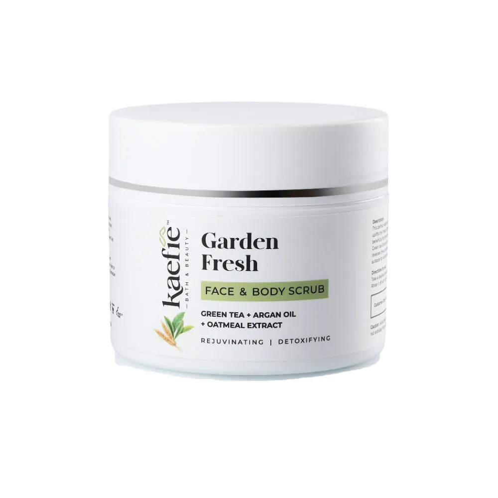 Kaefie Garden Fresh Face & Body Scrub