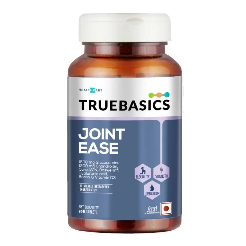 TrueBasics Joint Ease with 1500mg of Glucosamine & 1200mg of Chondroitin